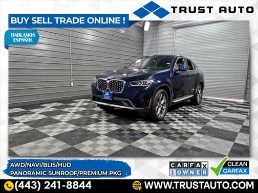 2022 BMW X4 xDrive30i AWD SUV w/Premium Pkg