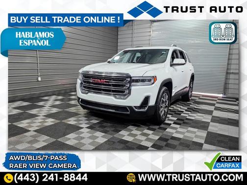 2020 GMC Acadia SLE AWD 3rd Row 7-Passenger SUV