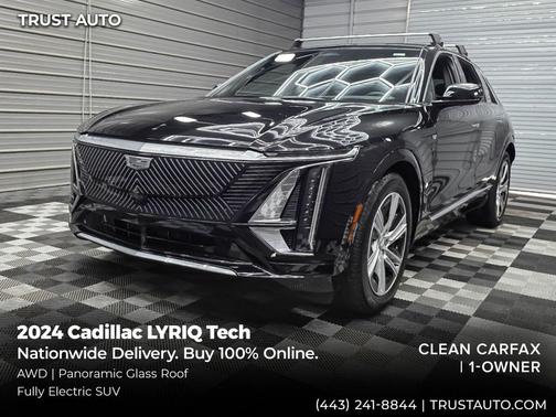 Stellar Black Metallic 2024 Cadillac LYRIQ Tech
