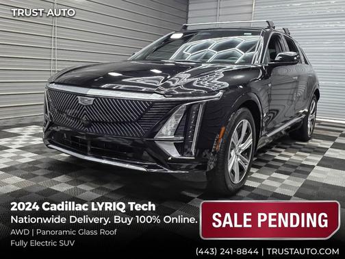 Stellar Black Metallic 2024 Cadillac LYRIQ Tech