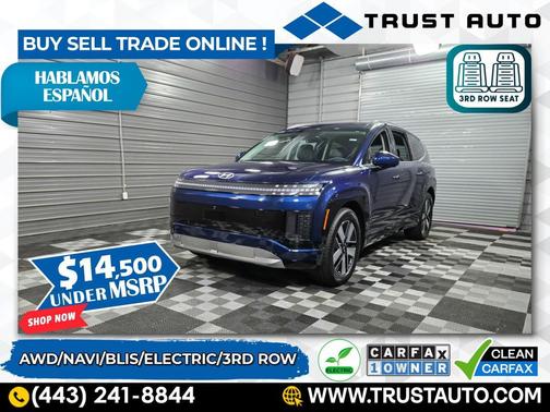 2026 Hyundai IONIQ 9 SEL AWD 7-Passenger 3rd Row Electric Luxury SUV