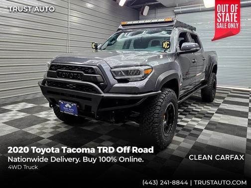 Magnetic Gray Metallic 2020 Toyota Tacoma TRD Off Road