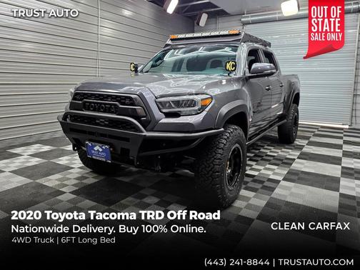 Magnetic Gray Metallic 2020 Toyota Tacoma TRD Off Road