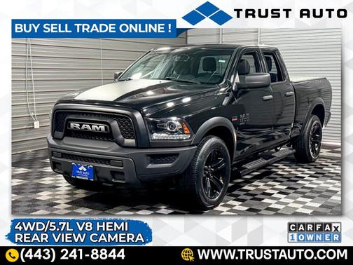 2021 RAM 1500 Classic Warlock 4WD Quad Cab 5.7L V8 Hemi Pickup Truck