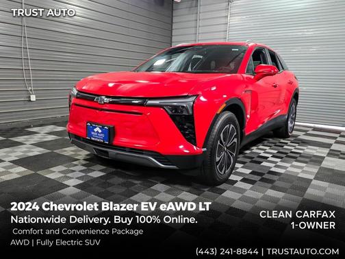 Red Hot 2024 Chevrolet Blazer EV eAWD LT