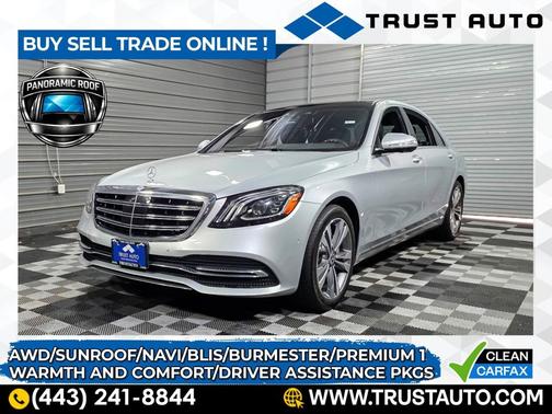 Iridium Silver Metallic 2018 Mercedes-Benz S-Class S 580 4MATIC