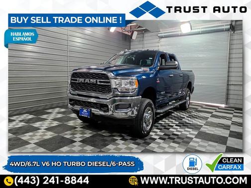 2021 RAM 3500 Tradesman 4WD Crew Cab Cummins HO Turbo Diesel Pickup Truck