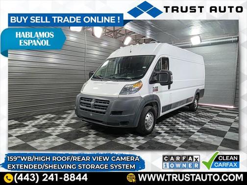 2018 RAM ProMaster 3500 High Roof