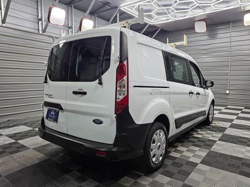 Frozen White 2022 Ford Transit Connect XL 121''LWB Minivan/Van w/Roof Racks