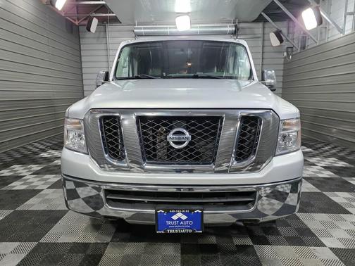 Brilliant Silver 2018 Nissan NV Passenger NV3500 HD S V6