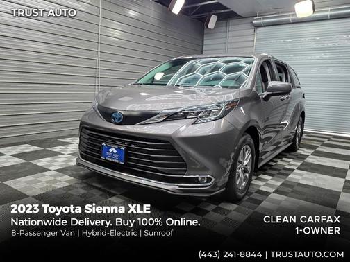 Predawn Gray Mica 2023 Toyota Sienna XLE