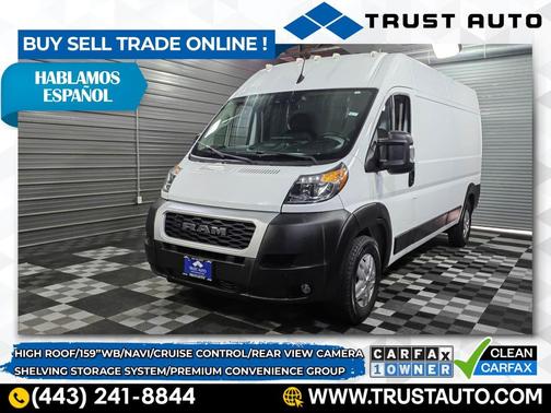 2022 RAM ProMaster 2500 High Roof