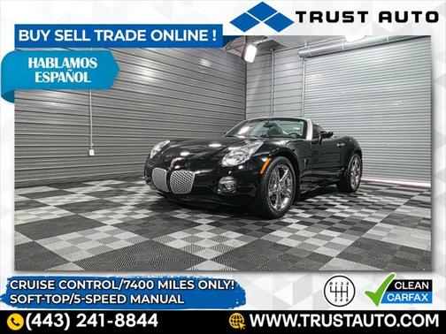 2006 Pontiac Solstice 5-Speed Manual Soft-Top Convertible