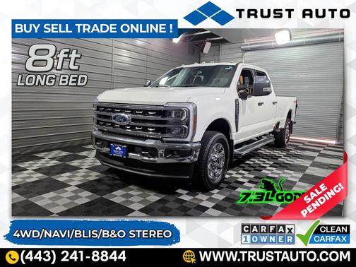 Star White Metallic Tri-Coat 2024 Ford F-350 Lariat