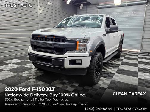 Oxford White 2020 Ford F-150 XLT