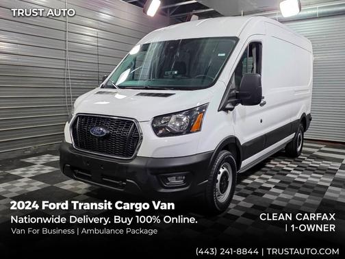 Oxford White 2024 Ford Transit-250 Base