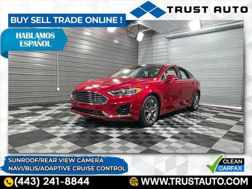 2020 Ford Fusion SEL Ecoboost 4-Door Sedan