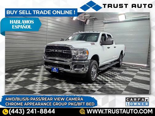 2024 RAM 2500 Tradesman 4WD Crew Cab 8FT Bed 6-Pass Pickup Truck w/Chrome Appearance Pkg