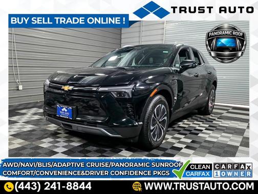 Black 2024 Chevrolet Blazer EV eAWD LT