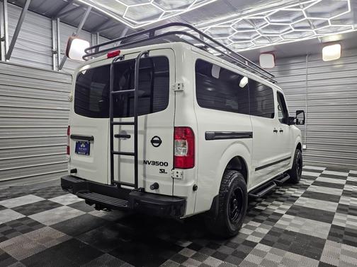 Glacier White 2020 Nissan NV Passenger NV3500 HD SL V8