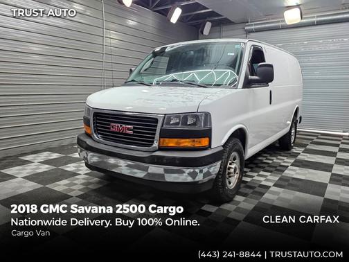 Summit White 2018 GMC Savana 2500 Work Van