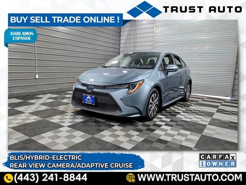 2022 Toyota Corolla Hybrid SE