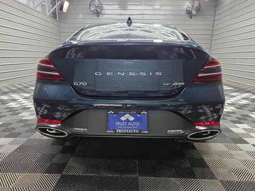 Adriatic Blue 2022 Genesis G70 3.3T AWD Sedan w/Sport Advanced/Sport Prestige Pkgs