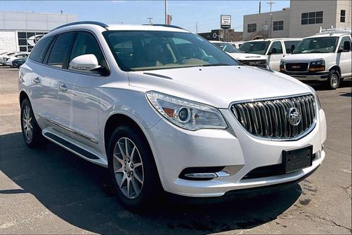 White Frost Tricoat 2016 Buick Enclave Leather