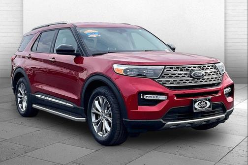 Rapid Red Metallic Tinted Clearcoat 2024 Ford Explorer Limited