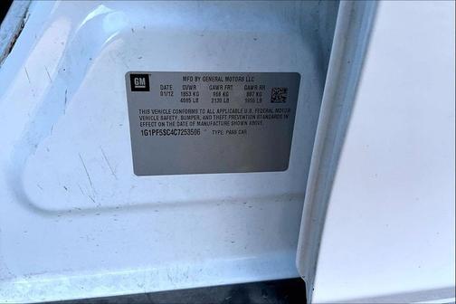 2012 Chevrolet Cruze LT