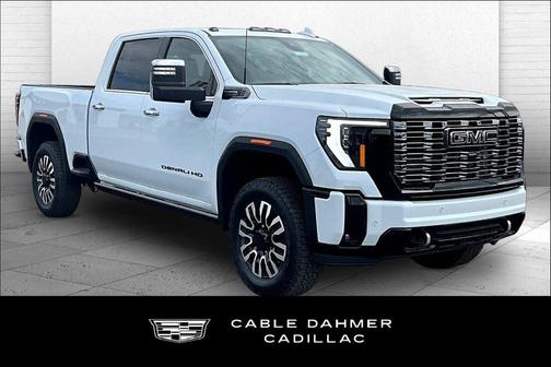 Glacier White Tricoat 2026 GMC Sierra 2500 Denali Ultimate