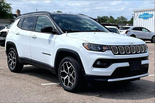 Bright White Clearcoat 2025 Jeep Compass Limited