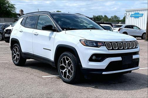 Bright White Clearcoat 2025 Jeep Compass Limited