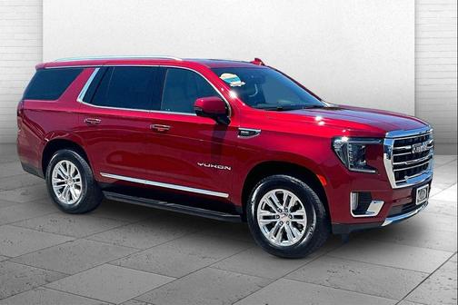 Volcanic Red Tintcoat 2024 GMC Yukon SLT