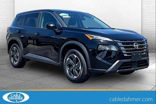 Super Black 2025 Nissan Rogue SV