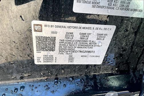 2022 Chevrolet Silverado 1500 LTZ