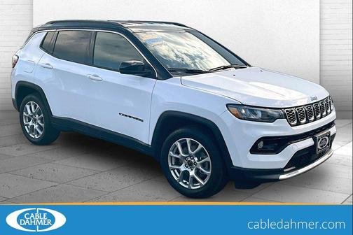 Bright White Clearcoat 2025 Jeep Compass Limited