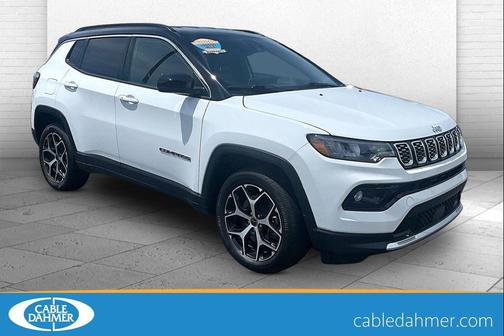 Bright White Clearcoat 2025 Jeep Compass Limited