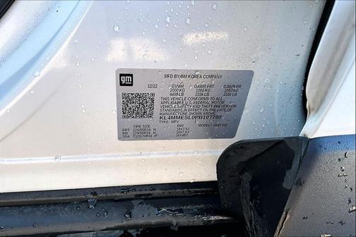 White Frost Tricoat 2023 Buick Encore GX Select
