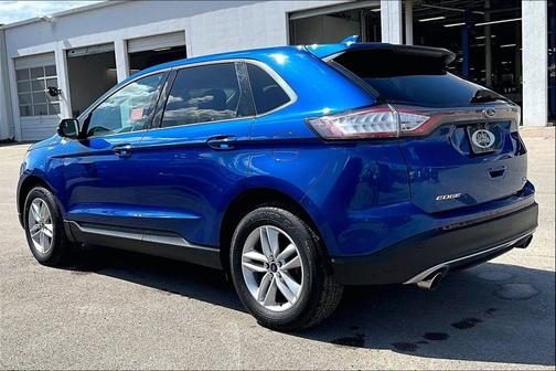Blue Metallic 2018 Ford Edge SEL