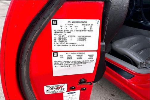 2001 Chevrolet Corvette Base