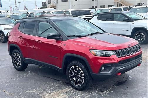 Red Hot Pearlcoat 2025 Jeep Compass Trailhawk