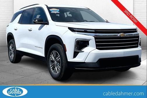 Summit White 2025 Chevrolet Traverse LT