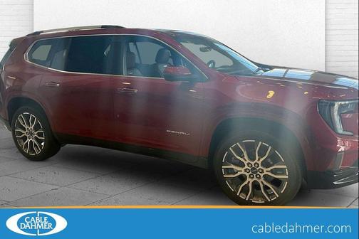 Volcanic Red Tintcoat 2026 GMC Acadia Denali