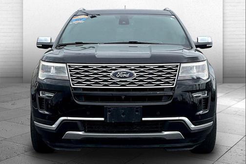 Shadow Black 2018 Ford Explorer Platinum