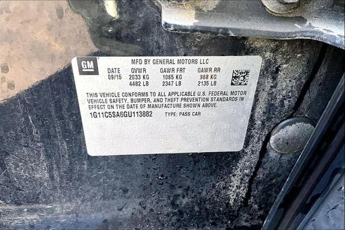 2016 Chevrolet Malibu Limited LT