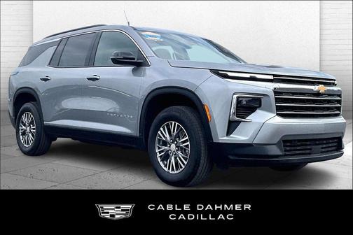 Sterling Gray Metallic 2025 Chevrolet Traverse LT