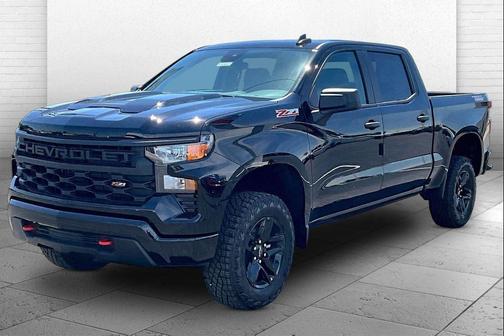 Black 2026 Chevrolet Silverado 1500 Custom Trail Boss