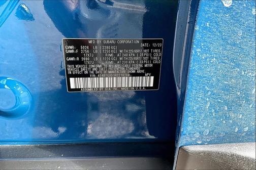 2024 Subaru Outback Wilderness