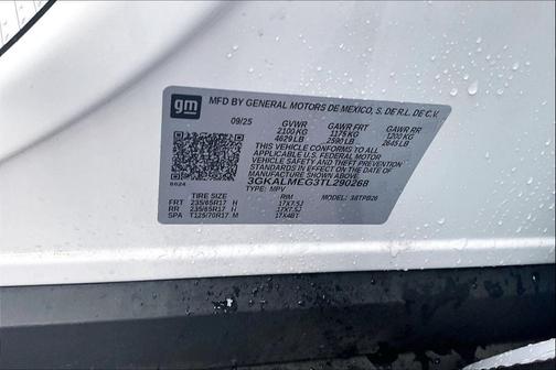 Summit White 2026 GMC Terrain FWD Elevation